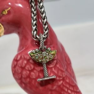 Brighton Wine Charm Necklace
